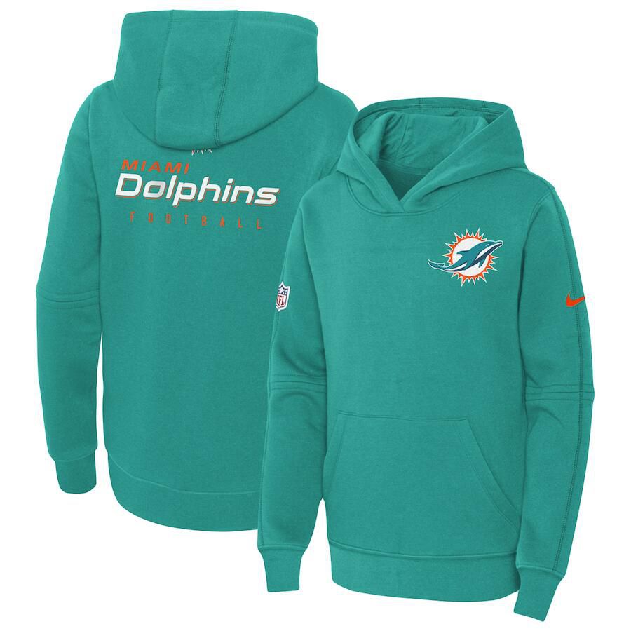 Youth 2023 NFL Miami Dolphins green Sweatshirt style 1